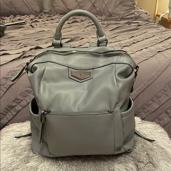 Simply Vera Vera Wang Gray Backpack - Picture 1 of 10